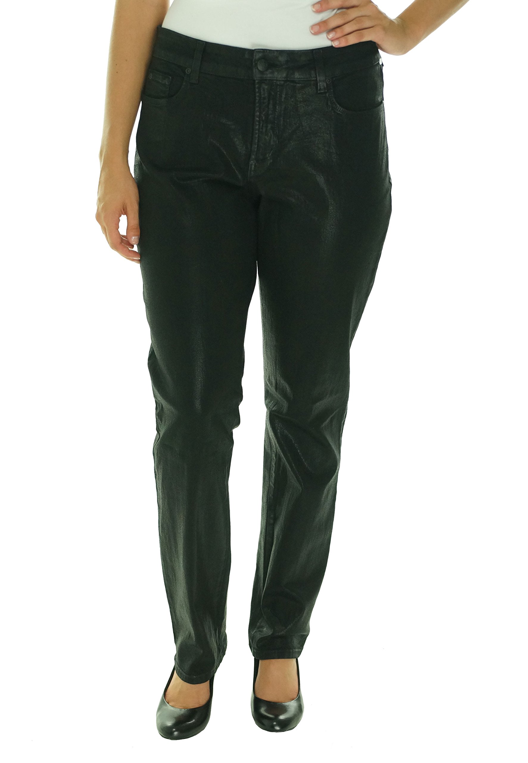 NYDJ Women's Petite Sheri Slim Fit Coated Jeans - Stretch Denim Pants for Work & Casual Wear | Comfortable & Stylish for Everyday Outfits