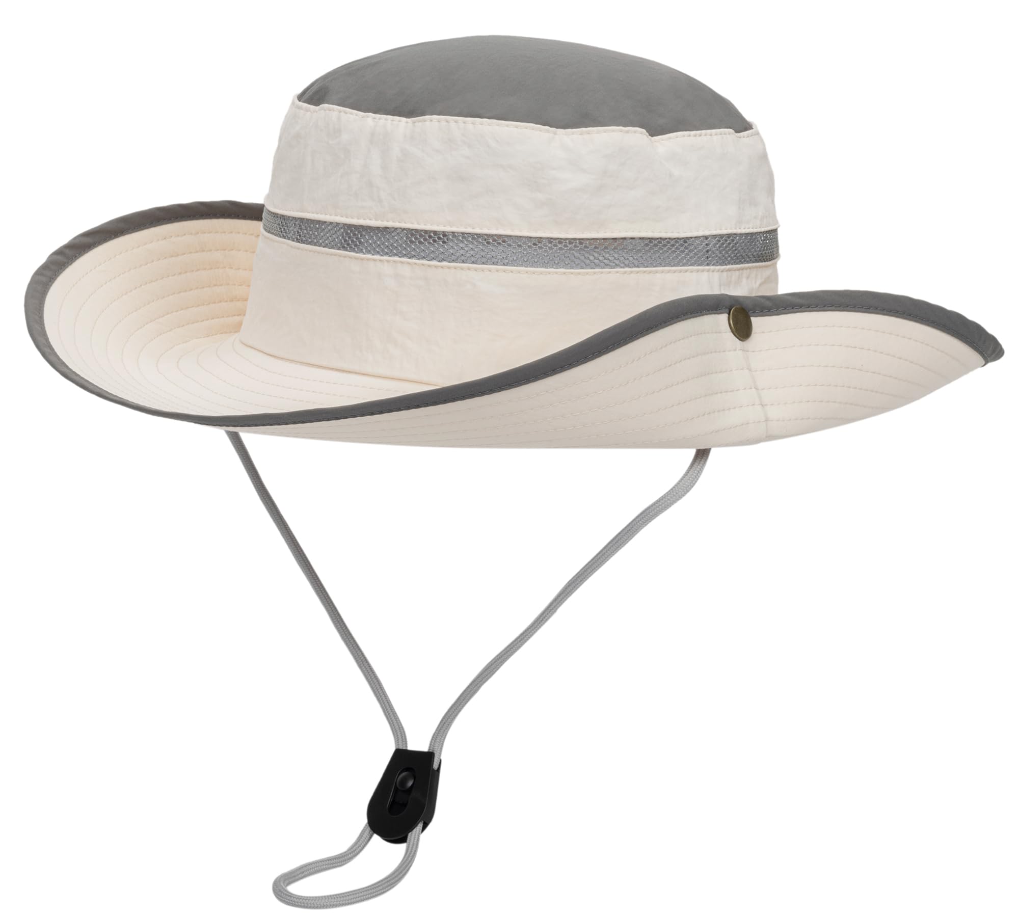 UV Protection Wide Brim Sun Hat for Men - Foldable Bucket Hat for Summer, Safari & Fishing - Lightweight Breathable Outdoor Travel Beach Hat