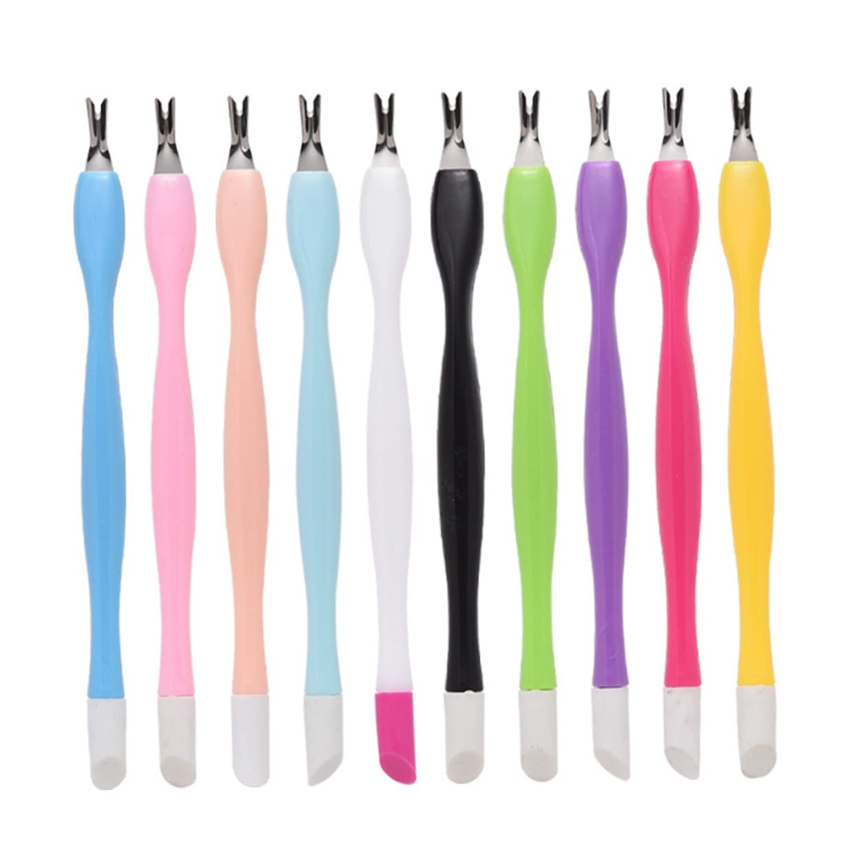 Professional 50pcs Nail Dead Skin Pen & Cuticle Peeler Set - Gel Polish Trimmer, Scraper & Nail Art Tools for Salon & Home Manicure | Perfect for Nail Techs, DIY Beauty & Spa Treatments