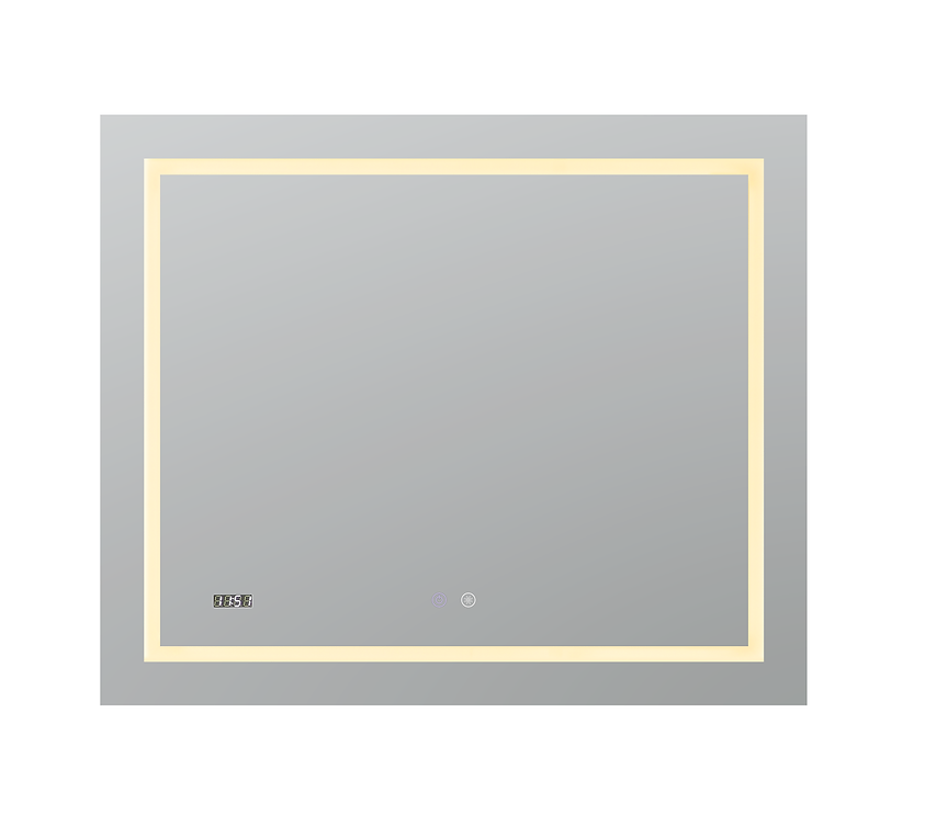 Aquadom Daytona 36x36 Inch LED Bathroom Mirror with Dimmable Lights - Modern Vanity Mirror for Makeup, Shaving & Home Decor
