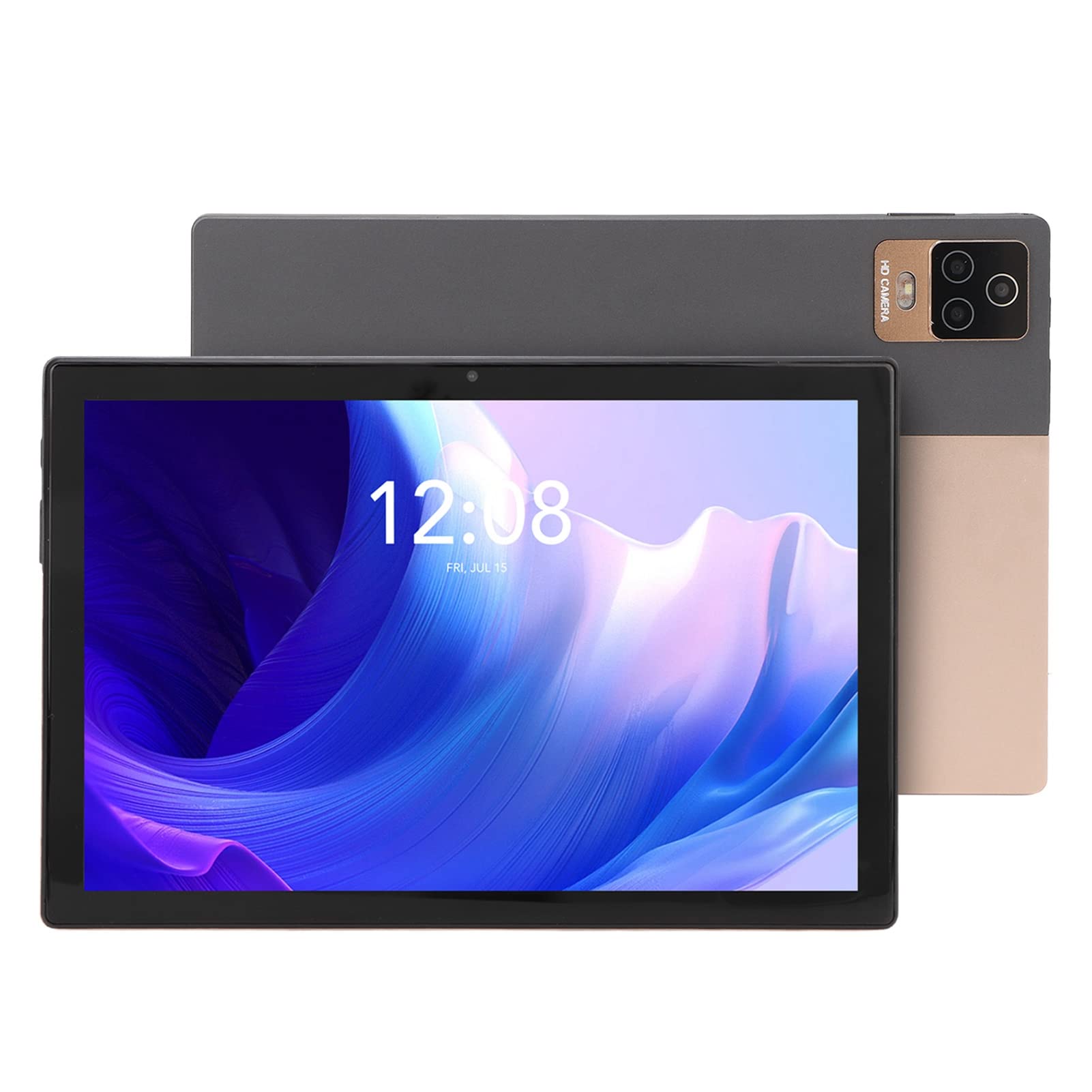 CHICIRIS 10.1 Inch Tablet PC - 10GB RAM 256GB Storage, High Resolution Screen for Reading & Entertainment (Gold) | Perfect for Students, Professionals & Home Use