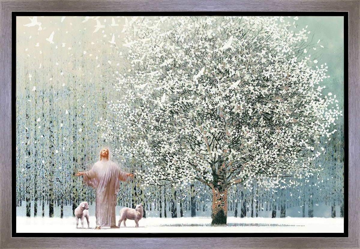 Solitude Gallery Wrap Canvas Art - Handmade Modern Wall Decor for Living Room, Bedroom & Office - Perfect for Home & Office Decor