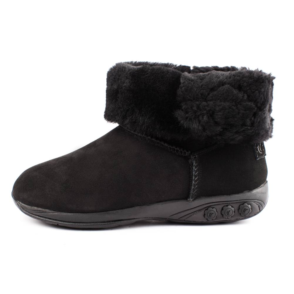Aubrey Women's Adjustable Sheepskin Winter Boots - Cozy & Comfortable Fur Lined Snow Boots for Cold Weather, Outdoor Walking, and Casual Wear