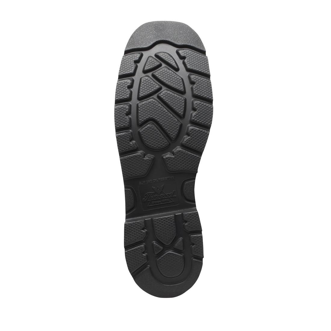 Waterproof Square Toe WGTN 11 Boots for Men - Crazy Horse Leather Black - Ideal for Outdoor Work, Hiking & Winter Wear