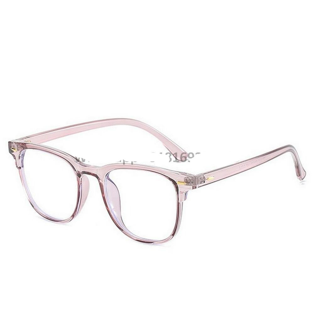 Blue Light Blocking Glasses for Men & Women - Transparent Frame with Anti-Glare Protection (Model M8526 C4) | Perfect for Office Work, Gaming & Screen Time