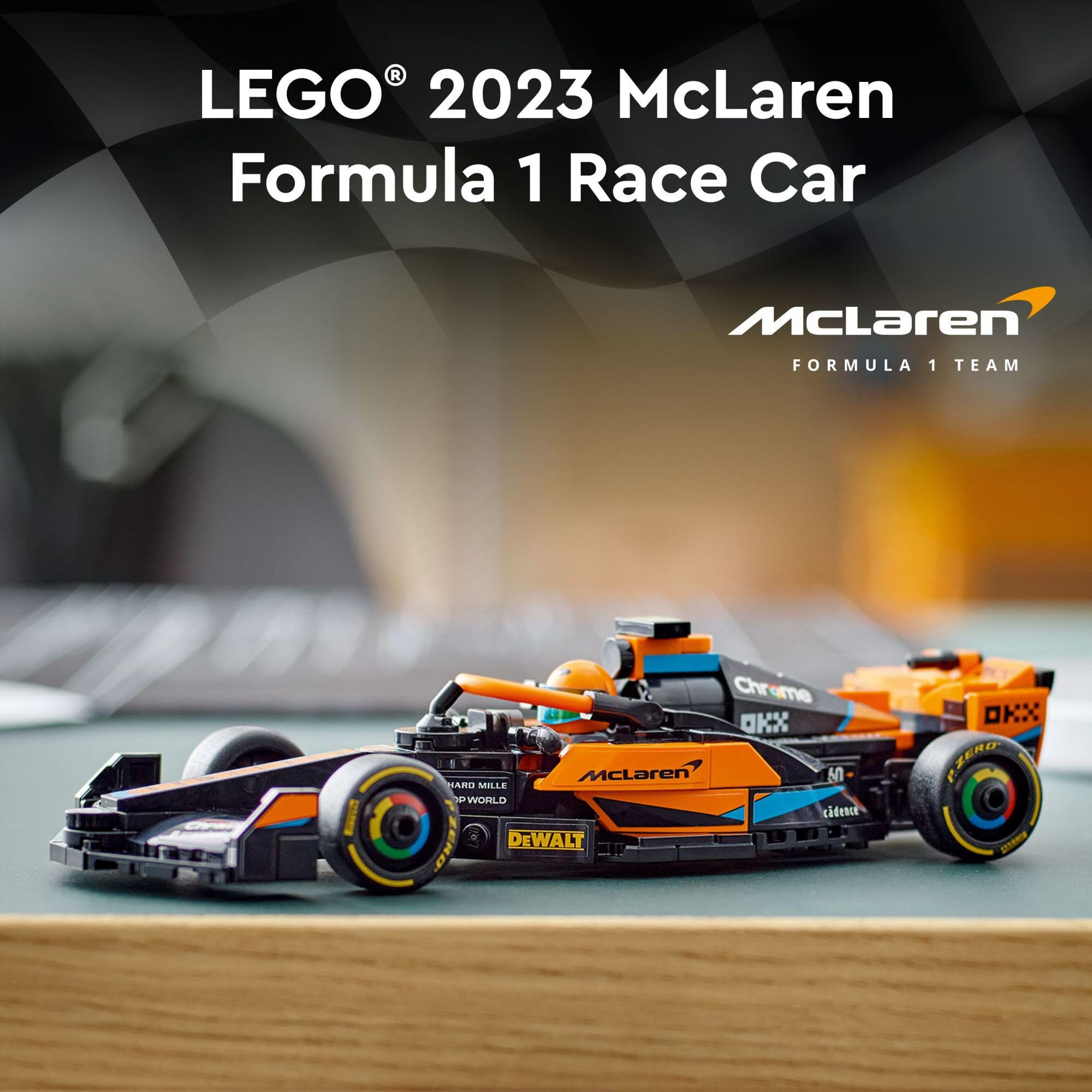 LEGO Speed Champions 2023 McLaren Formula 1 Race Car Building Set - 76919 | Collectible F1 Model Kit for Kids Ages 9+ | Perfect STEM Toy Gift for Boys & Girls | Great for Play, Display & Racing-Themed Room Decor
