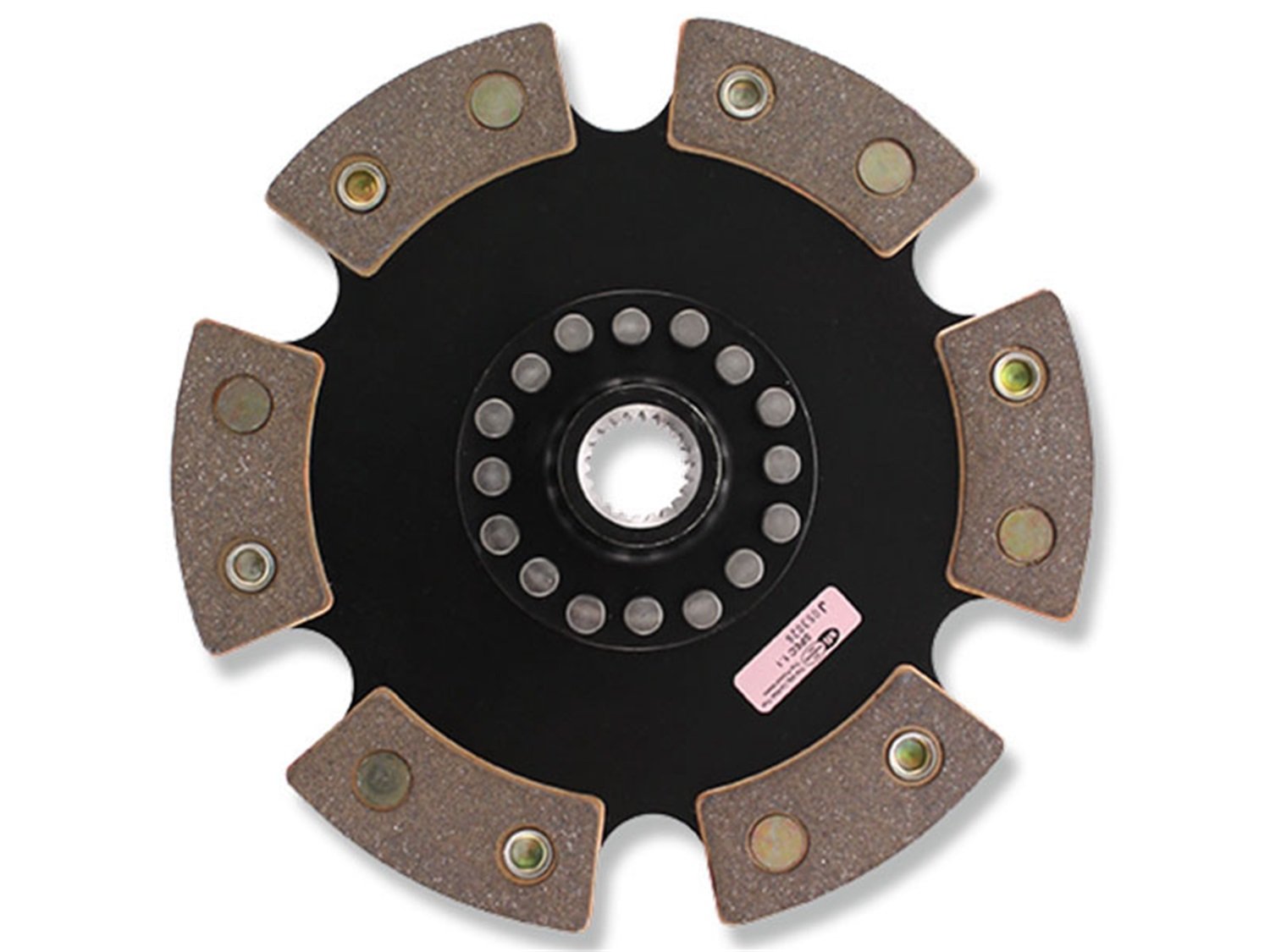 ACT 6240035A 6-Pad Rigid Race Clutch Disc - High-Performance Clutch Kit for Drag Racing, Track & Off-Road Vehicles - Perfect for Mustang, Camaro, Challenger & More