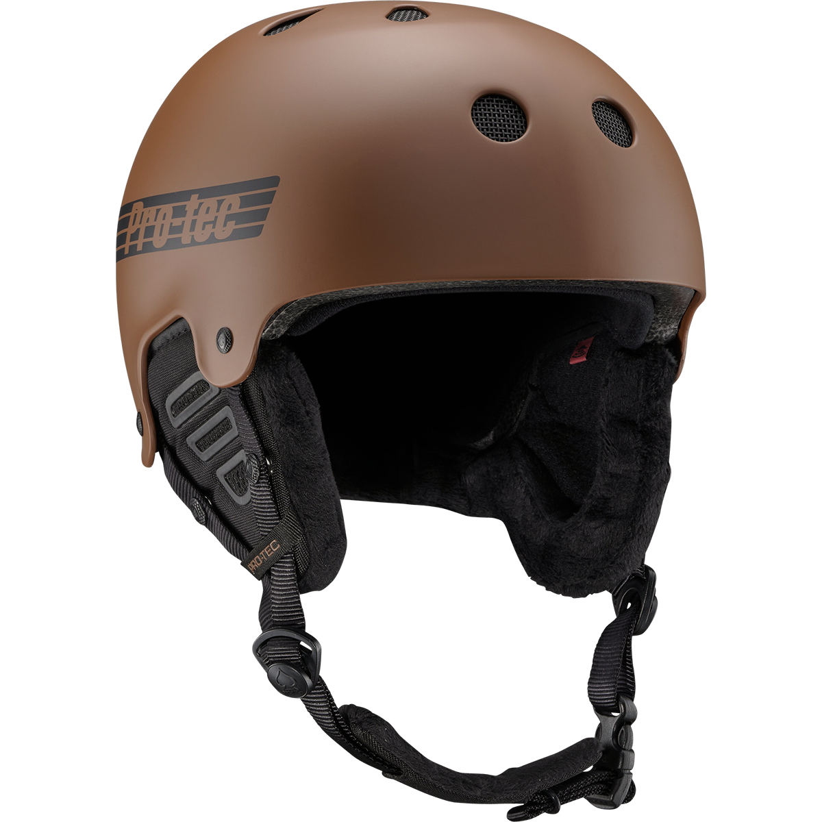 Old School Snow Helmet with MIPS Technology - Matte Rust Finish for Skiing, Snowboarding & Winter Sports Safety