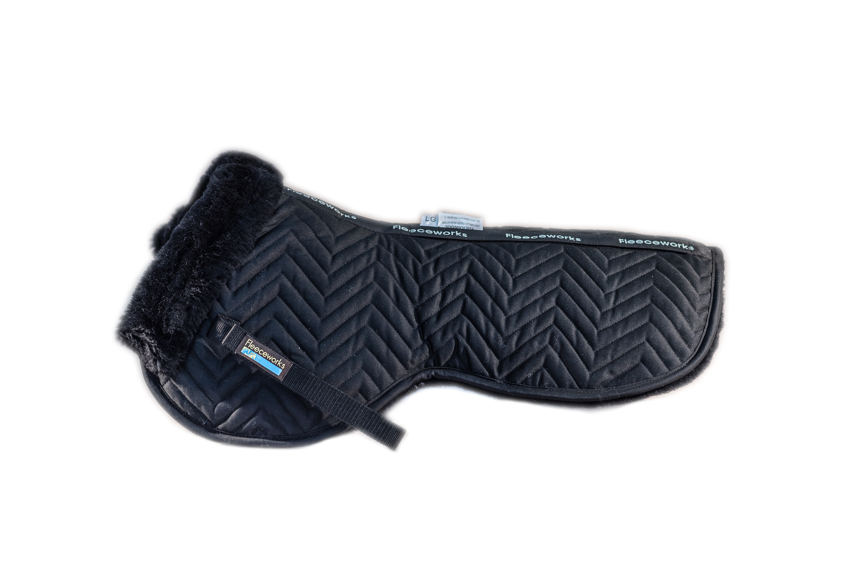 Therawool Perfect Balance Halfpad with Banded/Plain Edge - Therapeutic Wool Saddle Pad for Horses - Ideal for Dressage, Jumping & Trail Riding