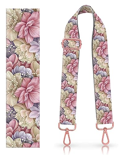 [Rose-golden Buckle]: Pink Luxury Flowers