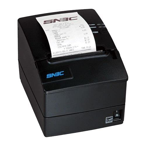 High-Speed Thermal Receipt Printer for Cash Register Sales - USB, Serial & Ethernet Connectivity - Ideal for Retail Stores, Restaurants & POS Systems