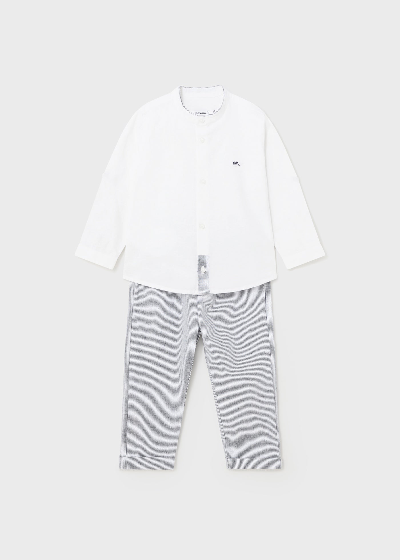 Premium Baby Boy Linen Shorts Set - Soft & Breathable Navy Blue Outfit for Summer Playtime, Beach Trips & Casual Wear