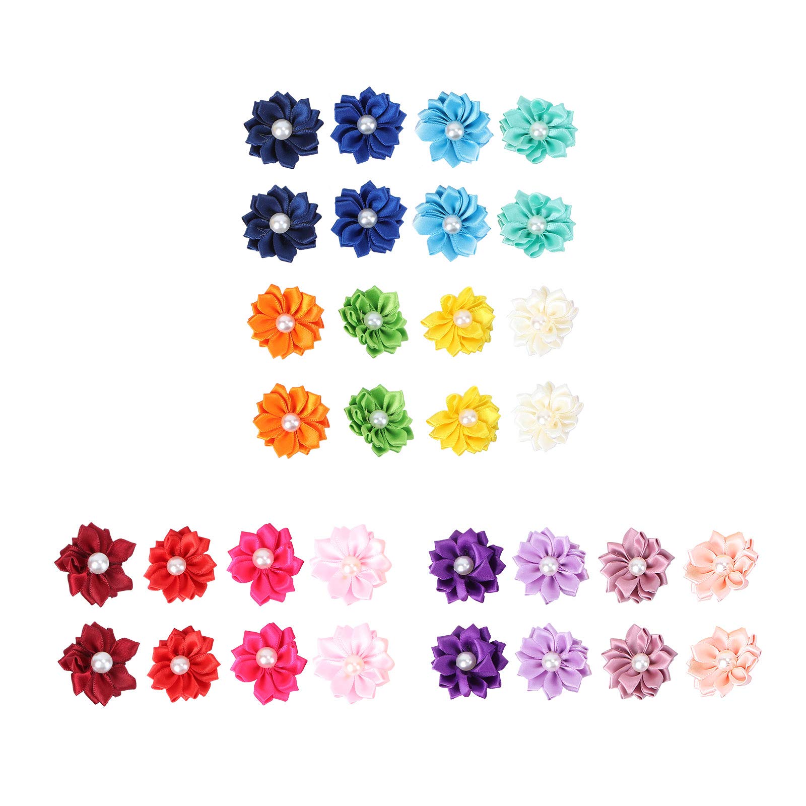 40pcs Pet Hair Ties for Dogs & Cats - Soft Elastic Hair Rings for Grooming, Training & Play - Secure Hair Holder for Long Haired Pets - Perfect for Home, Travel & Outdoor Use
