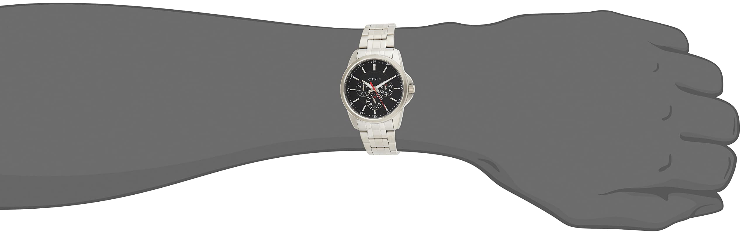 Citizen Quartz Men's Watch - Stainless Steel Classic Analog Dress Watch for Business & Formal Occasions