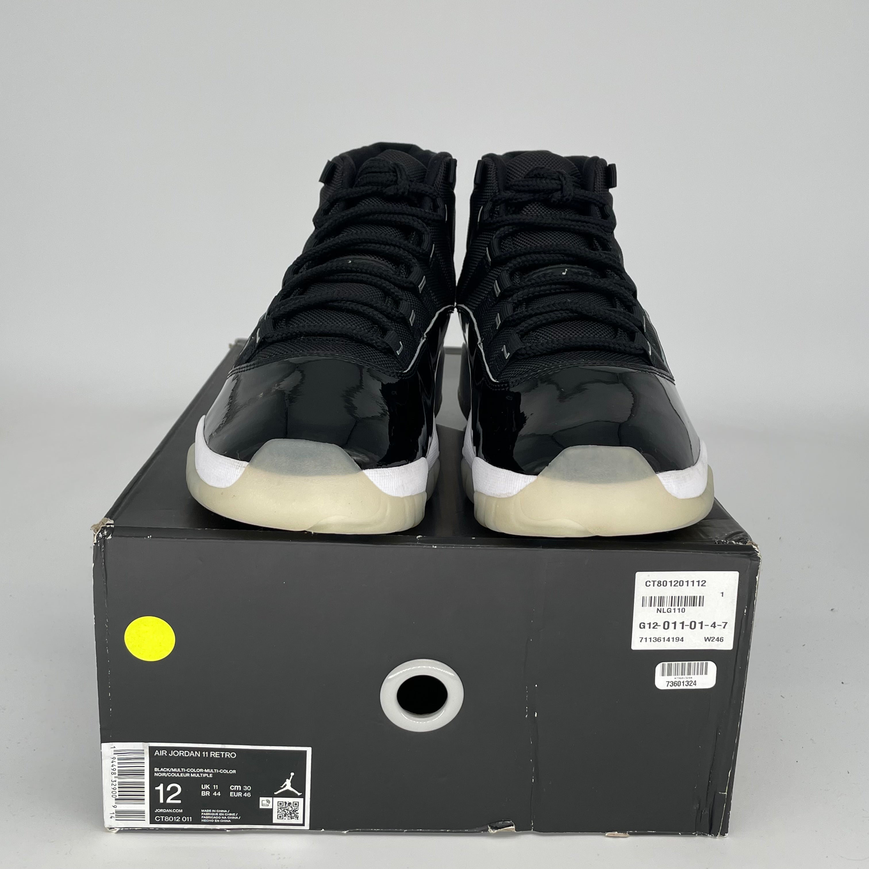 AIR JORDAN 11 JUBILEE Men's Basketball Shoes Size 12 - White/Black CT8012-011 | Perfect for NBA Games, Streetwear & Sneaker Collection