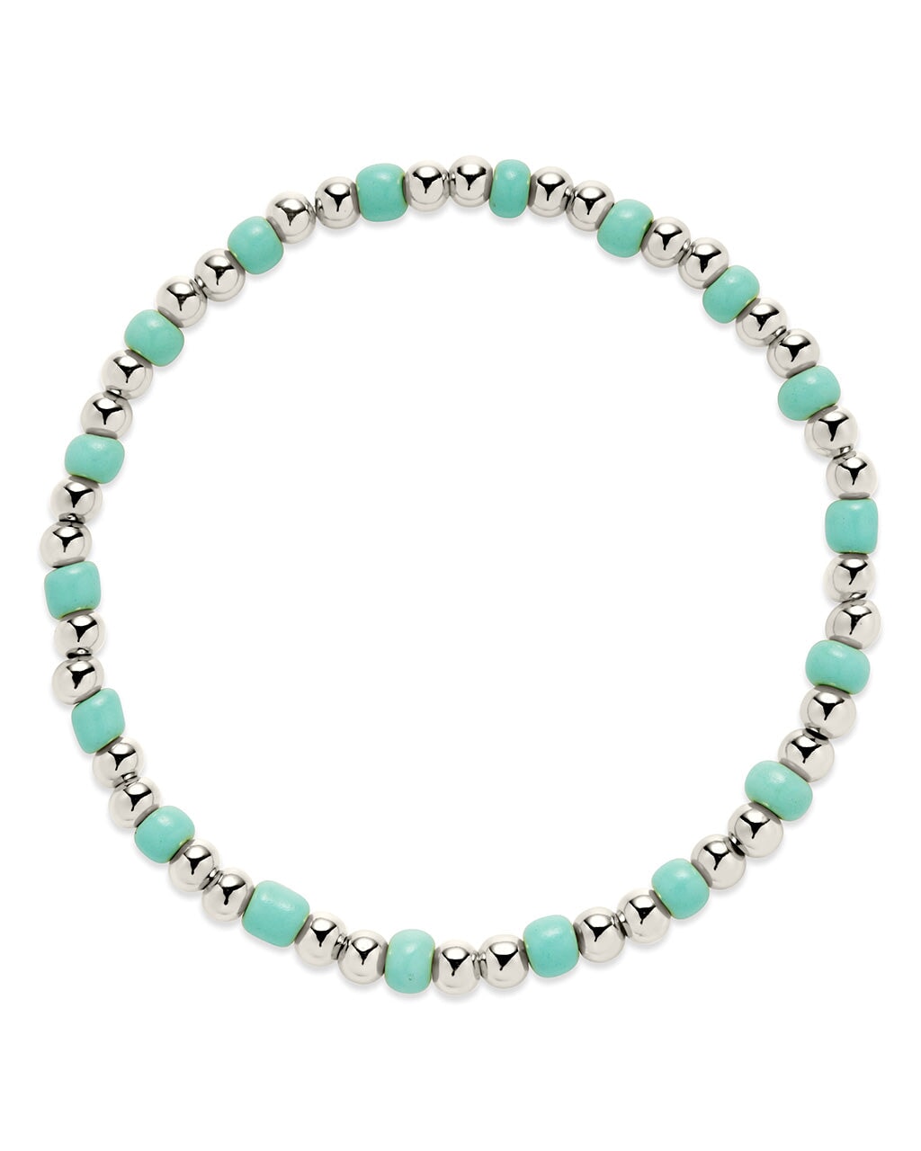 Stylish Misty Beaded Stretch Bracelet Set of 2 - Trendy Boho Jewelry for Women - Perfect for Parties, Weddings & Everyday Wear