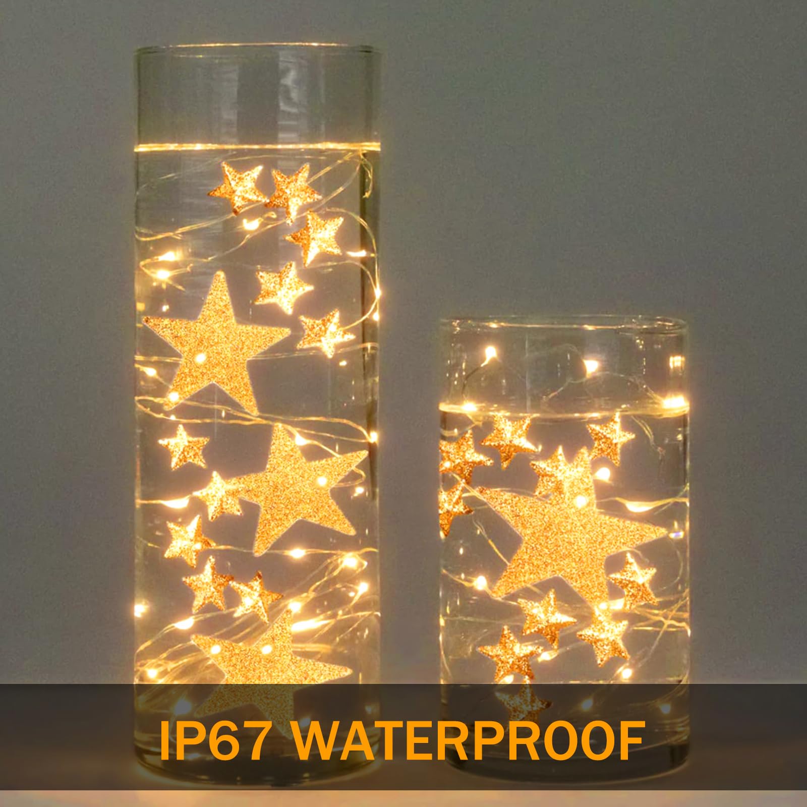Onforu 16 Pack Battery Fairy Lights - 6.5ft 20 LED Waterproof String Lights for Wedding, Christmas & Home Decor