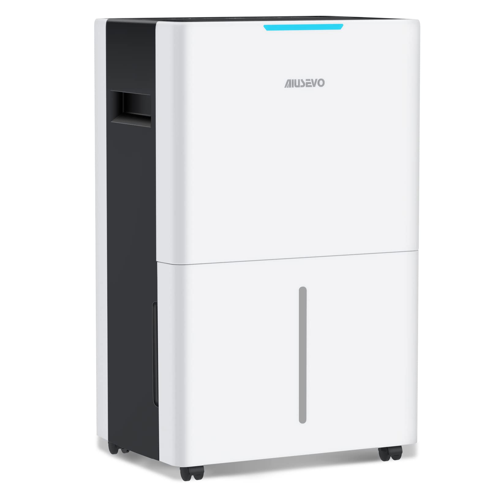 4,500 Sq. Ft Dehumidifier for Basement & Home - Aiusevo 50 Pint Energy Efficient Dehumidifier with Drain Hose, 3 Modes, Child Lock & 24H Timer - Perfect for Large Rooms, Bedrooms, Bathrooms & Damp Areas - Quiet Moisture Removal for Home, Office & Storage Spaces