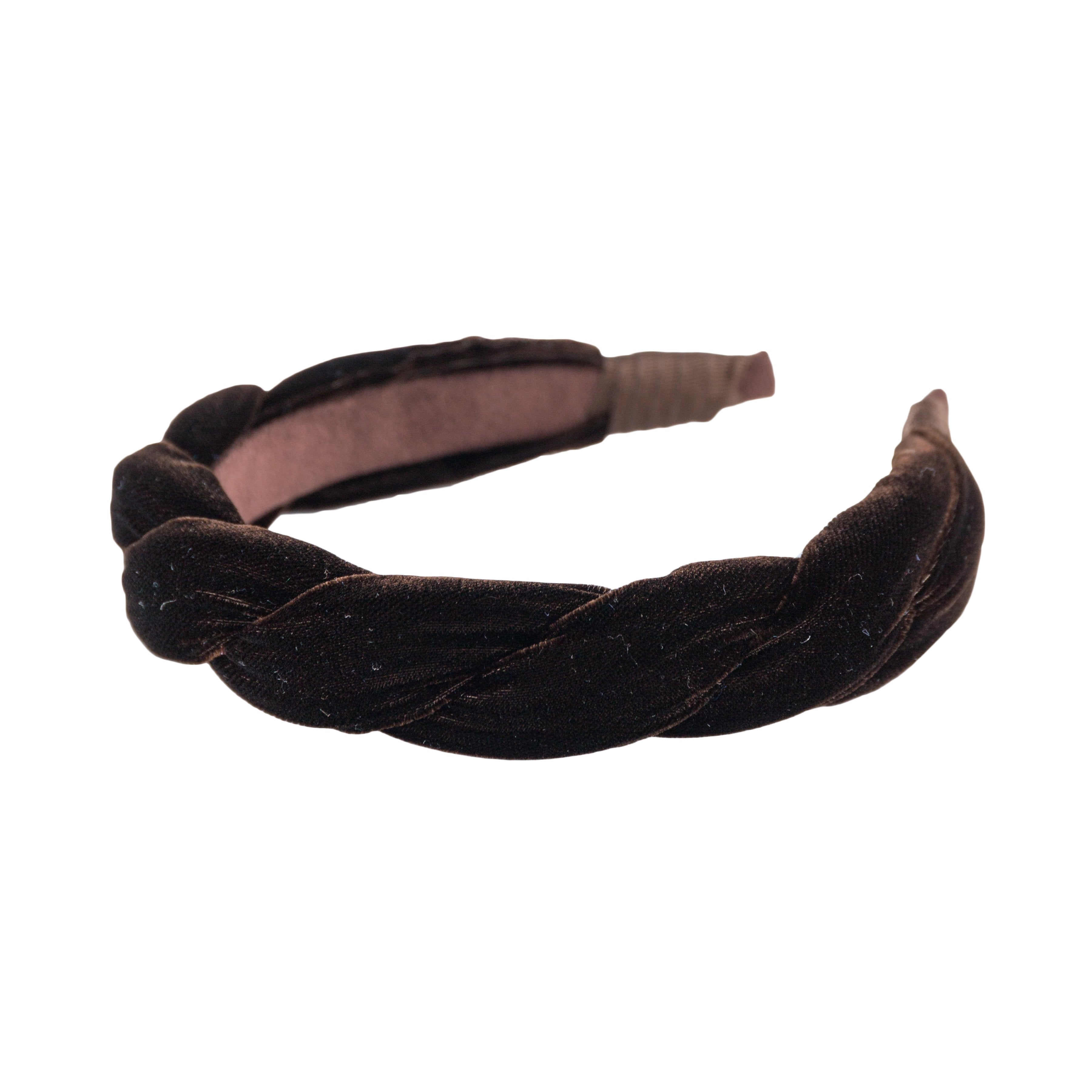 Anna Fashion Headband - Soft Velvet Hair Band with Twist Design, 1 Inch Wide - Perfect for Women, Girls, Workouts, Yoga, and Everyday Styling