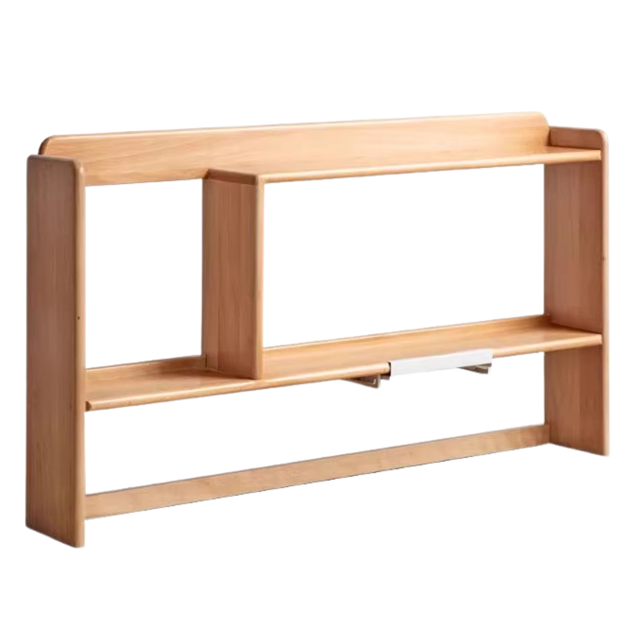 Solid Oak & Beech Wood Bookshelf - Sturdy Wooden Shelf for Home, Office & Library - Perfect for Organizing Books, Decor & Storage