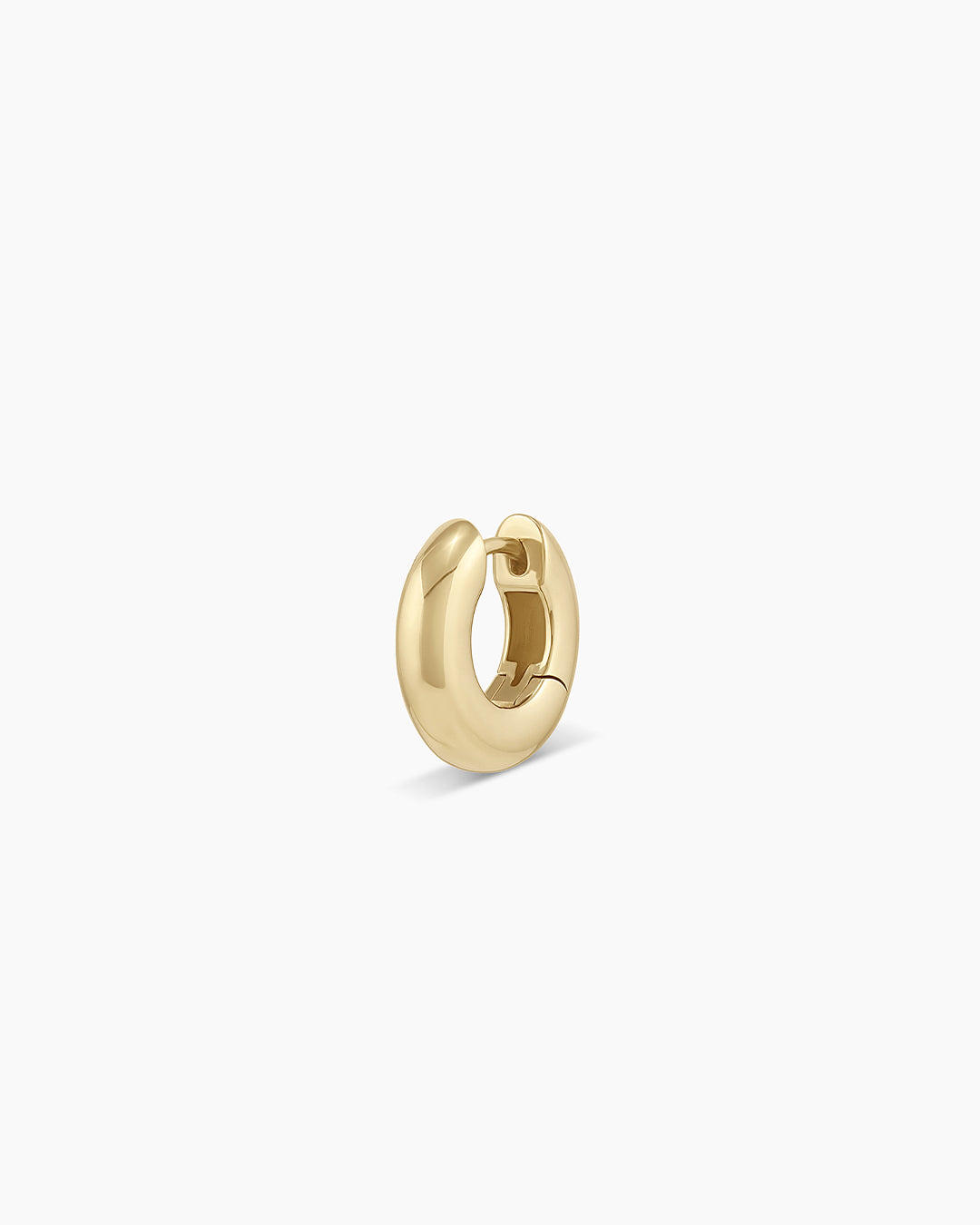 14K Gold Single Huggie Earrings for Women - Minimalist Hoop Earrings for Everyday Wear, Gifts, and Special Occasions