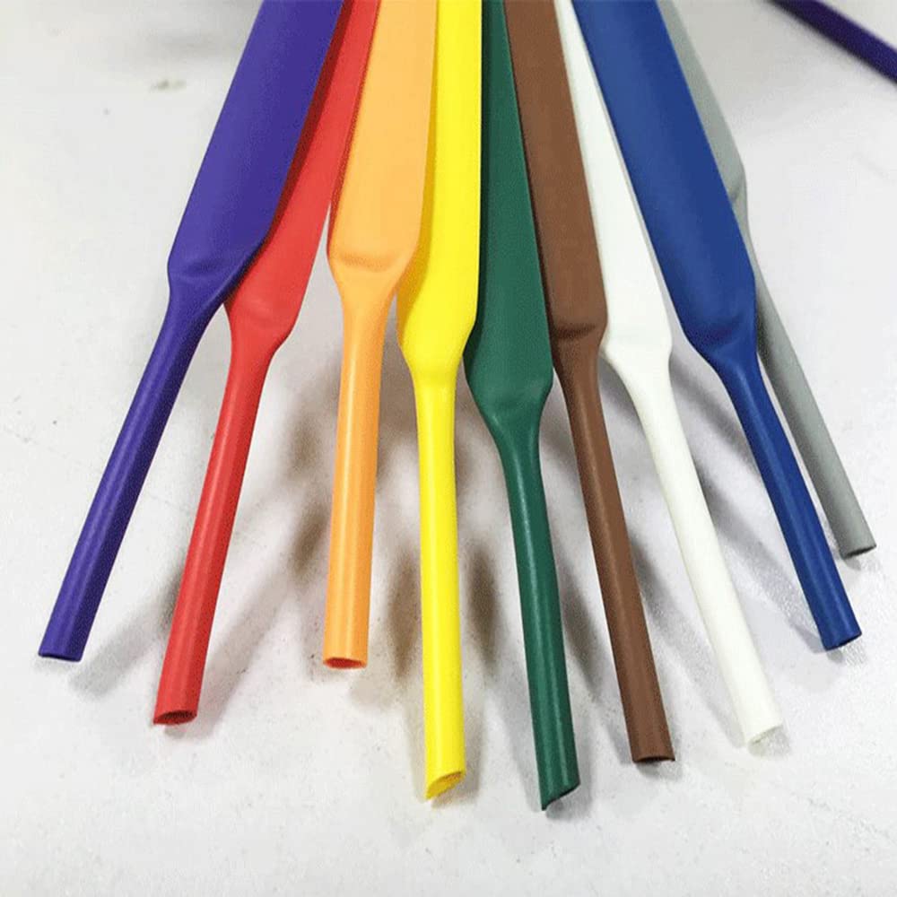 Othmro PE Plastic Industrial Heat-Shrink Tubing - 26.25FT Length, 0.16inch Inner Diameter, 2:1 Shrink Ratio - Electrical Heat Shrink Wrap Cable Sleeve for Insulation Protection - White - Perfect for Cable Bonding, Wire Repair, and Electrical Projects