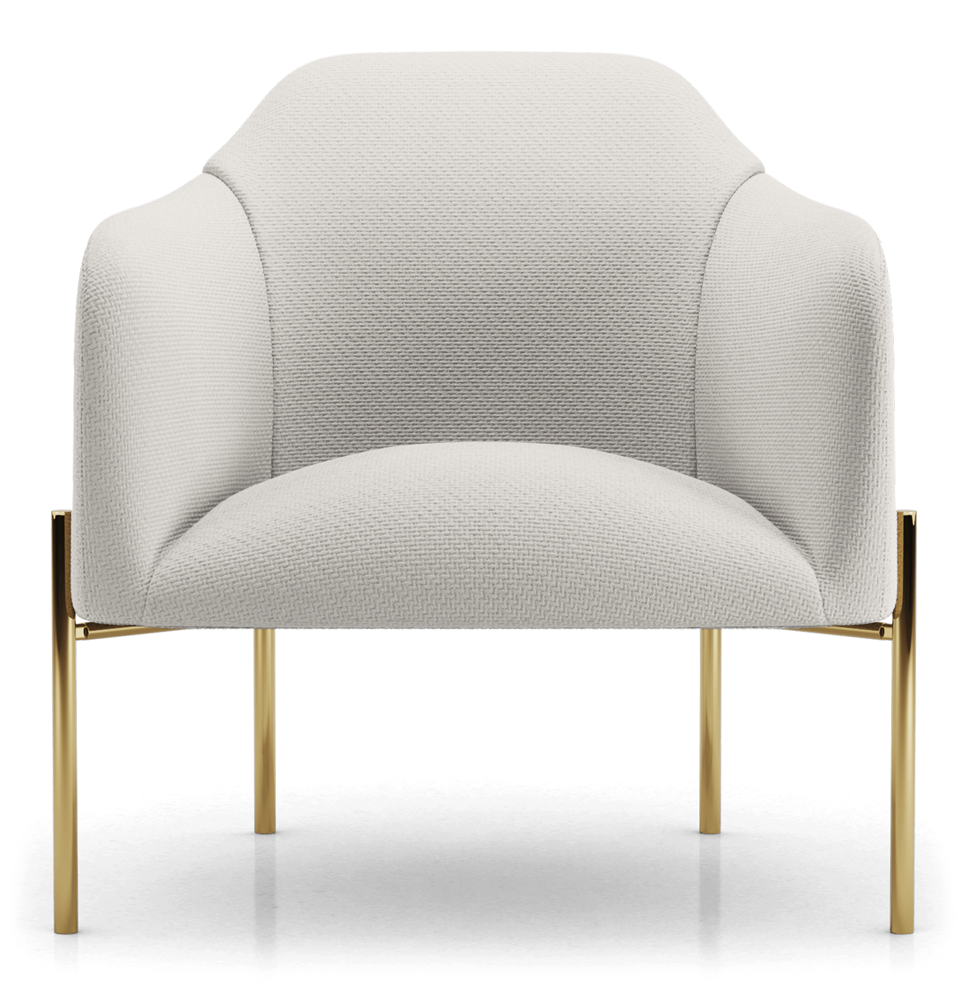 Tiemann Modern Lounge Chair - Handcrafted Birch Wood Frame with Woven Fabric Upholstery - Perfect for Living Room, Bedroom or Office Relaxation