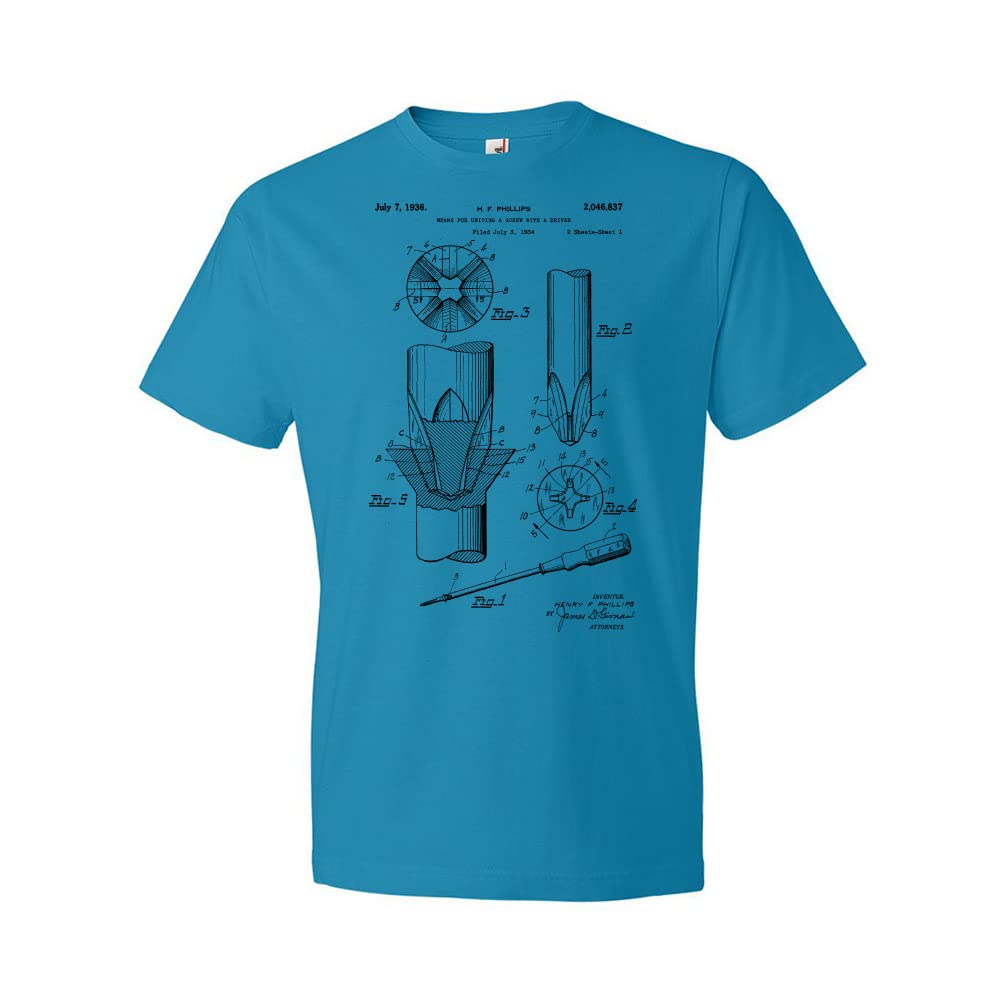 Phillips Head Screwdriver T-Shirt - Funny Woodworking & Handyman Gift for Mechanics | Perfect for DIY Projects, Workshop & Construction Work