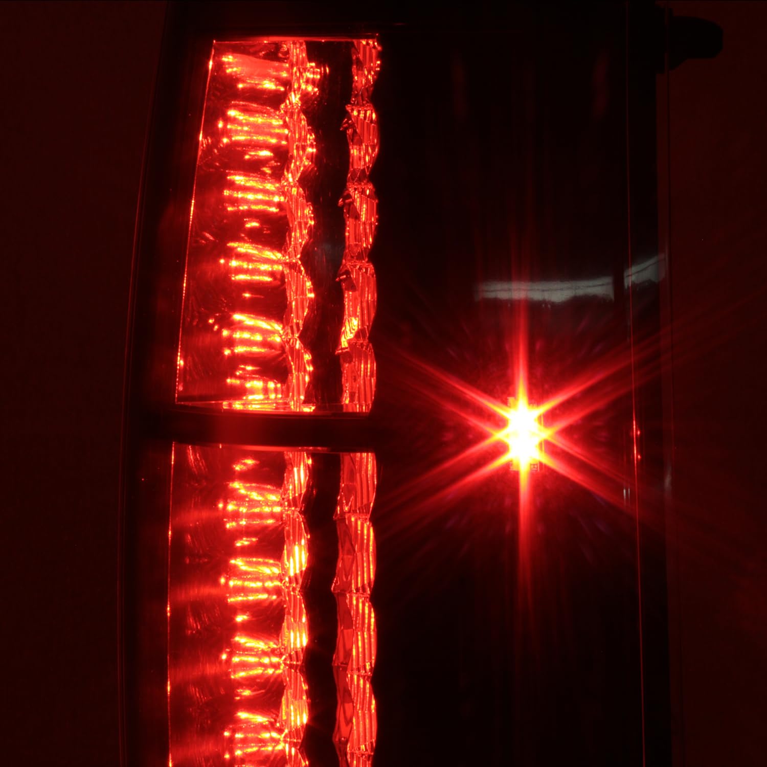 AKKON Black Smoke LED Tail Lights Brake Lamps Replacement for 2007-2014 Chevy Suburban GMC Yukon Tahoe XL Denali - Upgrade Your Truck's Style & Safety for Night Driving & Off-Road Adventures