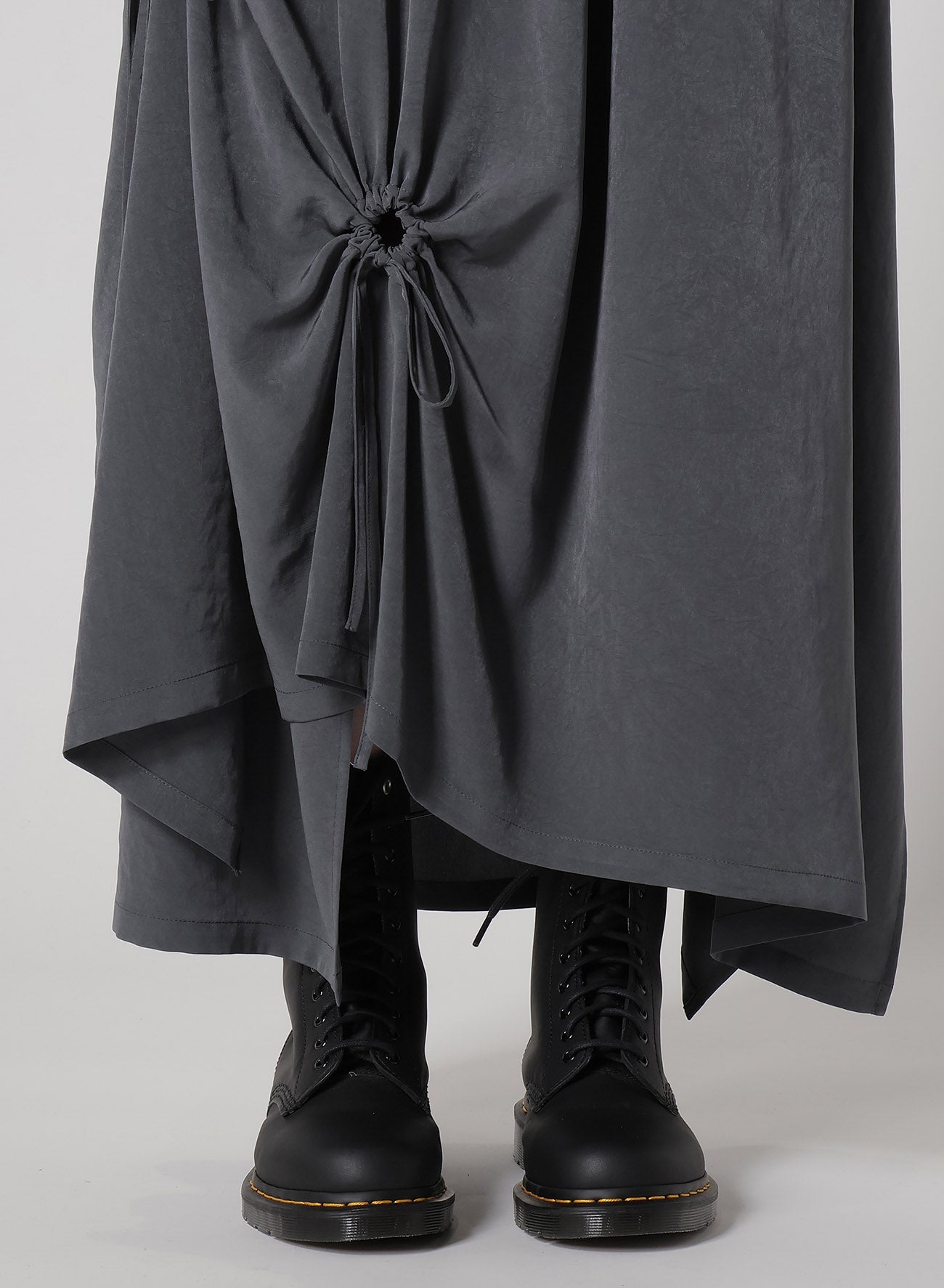 Elegant Crepe de Chine Circle Gathered Skirt - Flowy A-Line Midi Skirt for Women | Perfect for Office Wear, Cocktail Parties & Summer Outfits