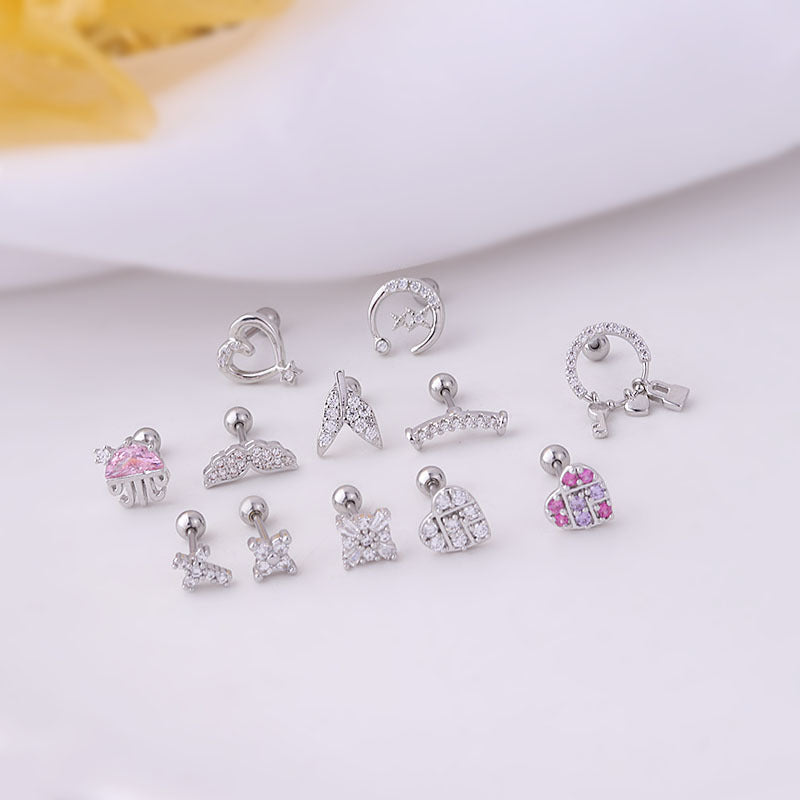 20G Cartilage Tiny Stud Octopus Earrings - Hypoallergenic Stainless Steel Body Jewelry for Women | Perfect for Daily Wear, Parties & Gifts