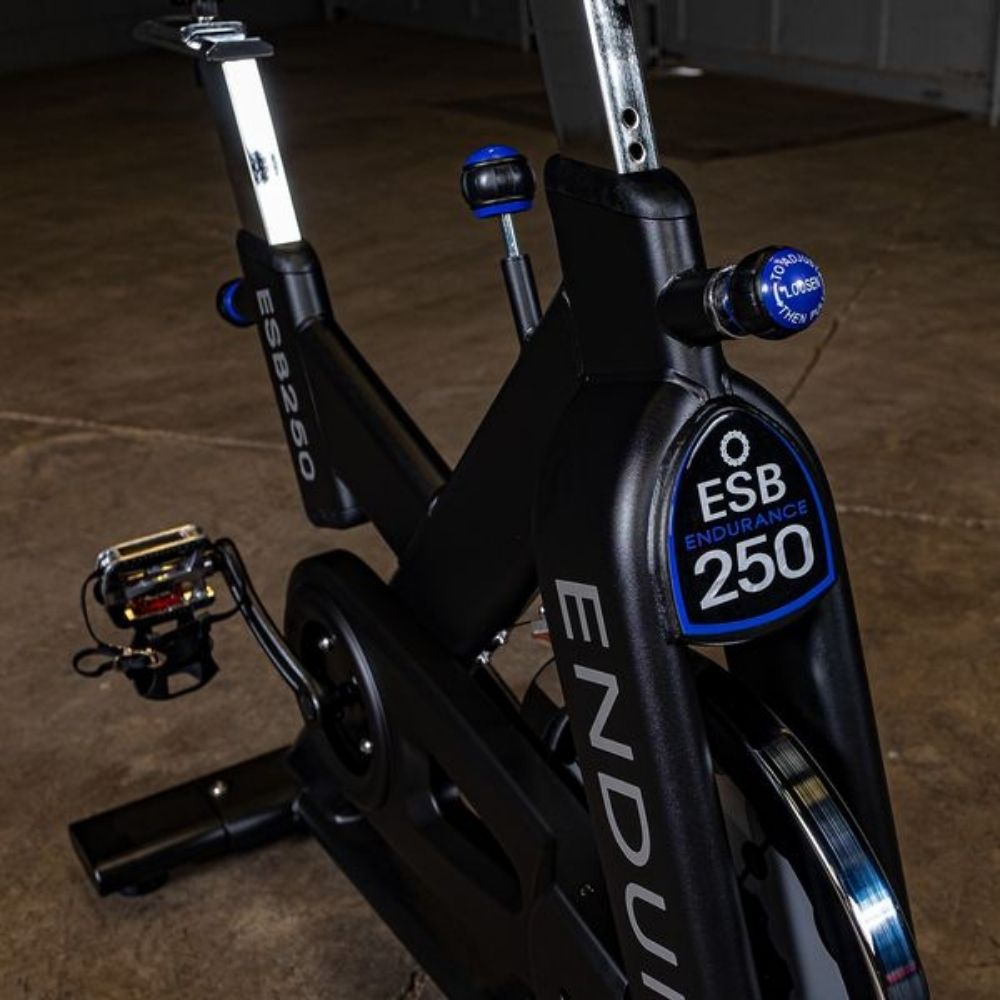Body Solid ESB250 Endurance Spin Bike - Indoor Cycling Exercise Bike for Home Gym & Cardio Workouts - Perfect for Weight Loss & Fitness Training