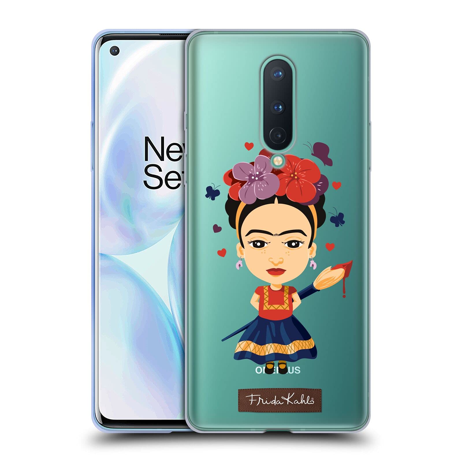 Frida Kahlo Solo Doll Soft Gel Phone Case for OnePlus 8 5G - Officially Licensed Artistic Protective Cover - Perfect for Art Lovers & Unique Style Protection