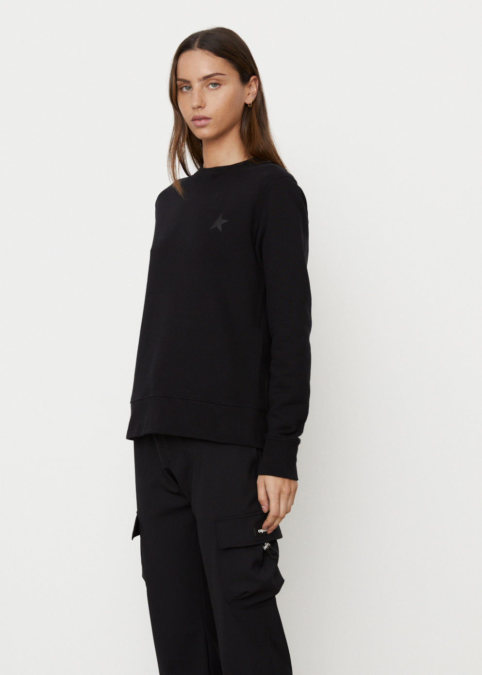 Athena Star Embroidered Sweatshirt for Women - Cozy Pullover Hoodie with Unique Design - Perfect for Casual Wear, Gym, and Outdoor Activities