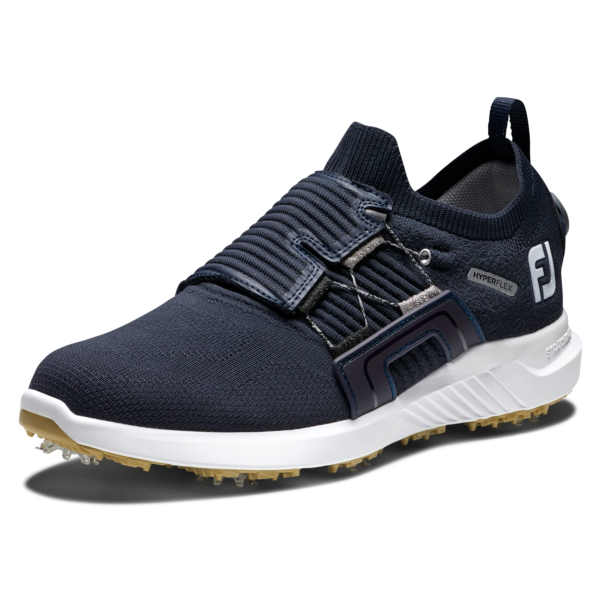 FootJoy Men's Hyperflex Boa Golf Shoes - Waterproof & Lightweight Spiked Golf Shoes for Men | Perfect for Walking Courses & All-Weather Play