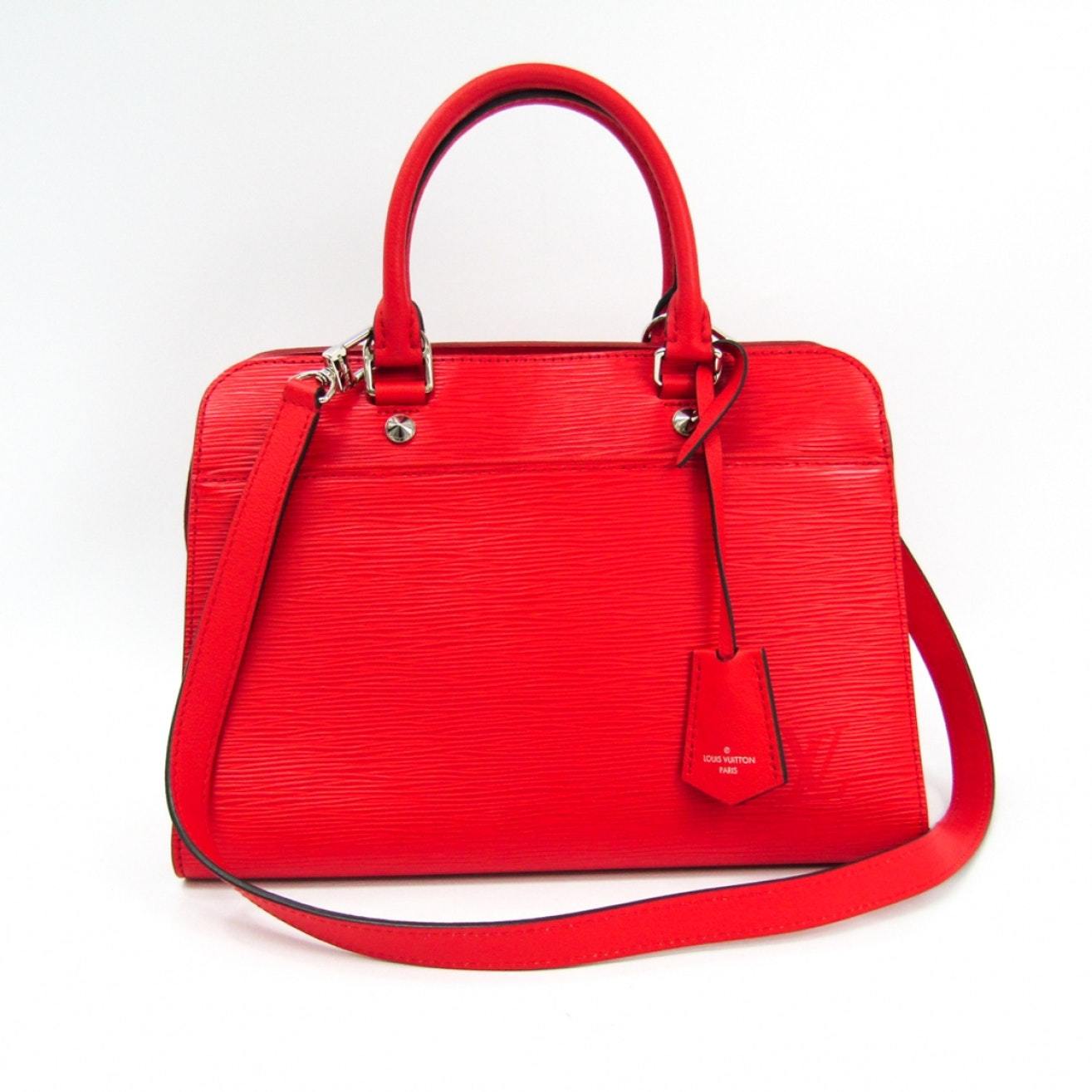 Authentic LV Epi Vaneau MM Handbag in Red Epi Leather - Luxury Tote for Work, Travel & Everyday Use