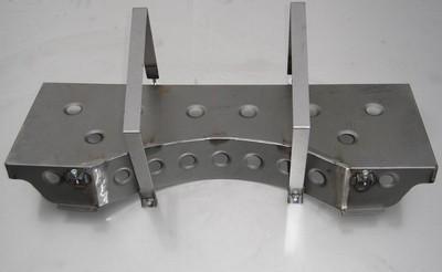 Heavy Duty Alloy Tank Mounting Bracket - Universal Fit for Motorcycles, ATVs & UTVs - Durable Metal Support for Fuel & Water Tanks - Perfect for Off-Road Adventures & Vehicle Customization