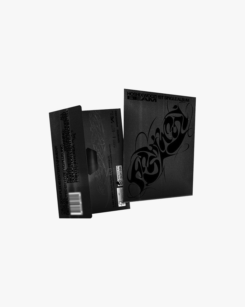 HOSHI X WOOZI 1st Single Album 'BEAM' Weverse Albums Version - K-Pop Collectible for Fans, Perfect for Display and Music Enjoyment