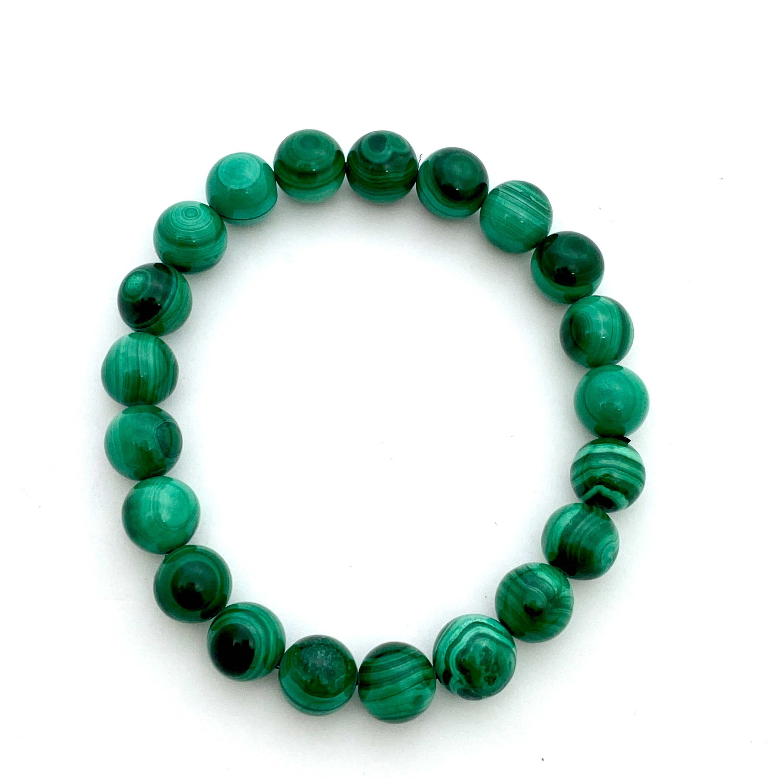 Authentic Malachite Gemstone Bracelet for Women - Handmade Green Stone Jewelry for Healing & Protection | Perfect for Meditation, Yoga & Spiritual Gifts