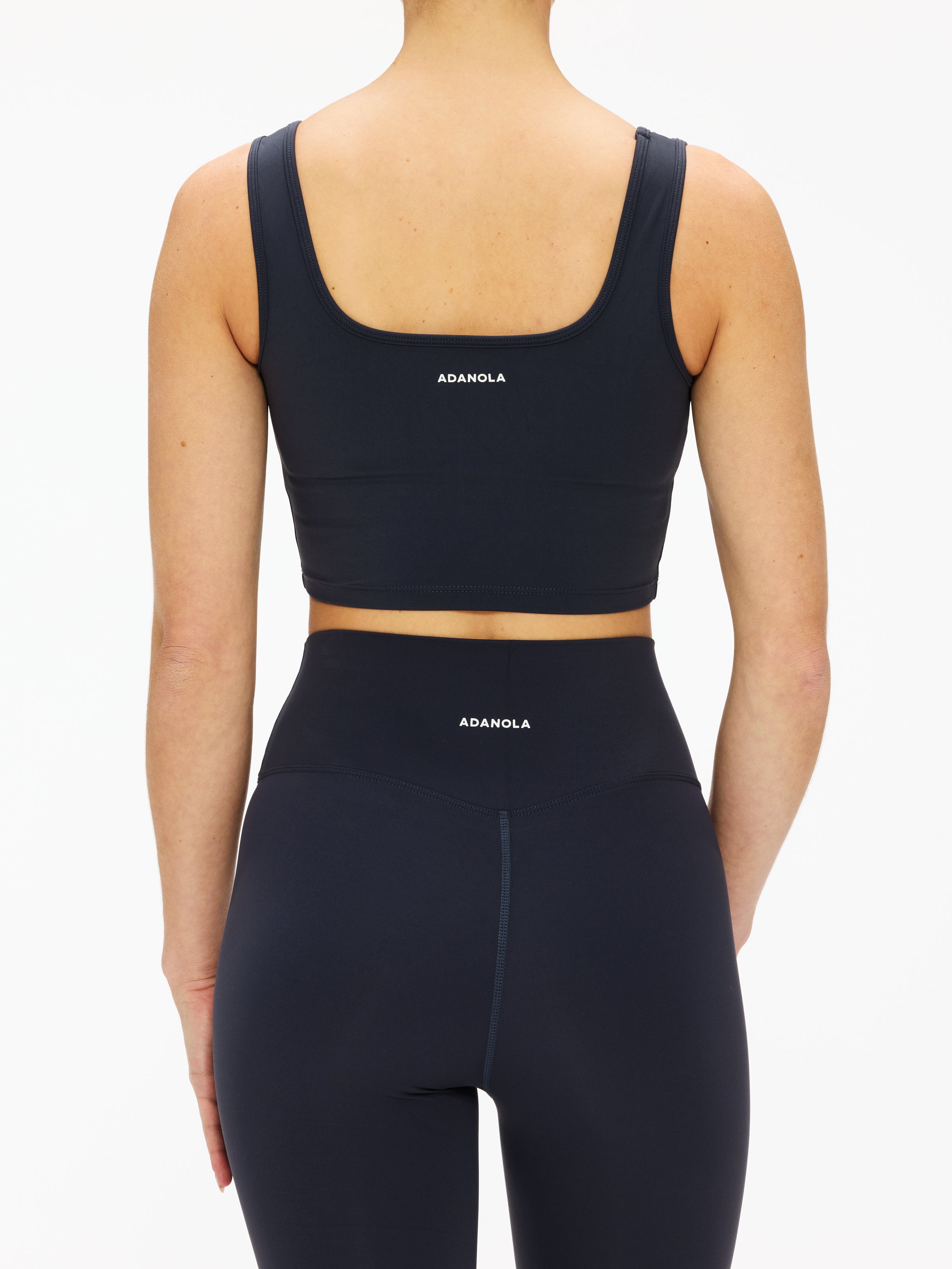 Adanola Ultimate Square Neck Bra - Women's Supportive Sports Bra for Yoga, Running & Gym Workouts - Comfortable & Breathable Activewear