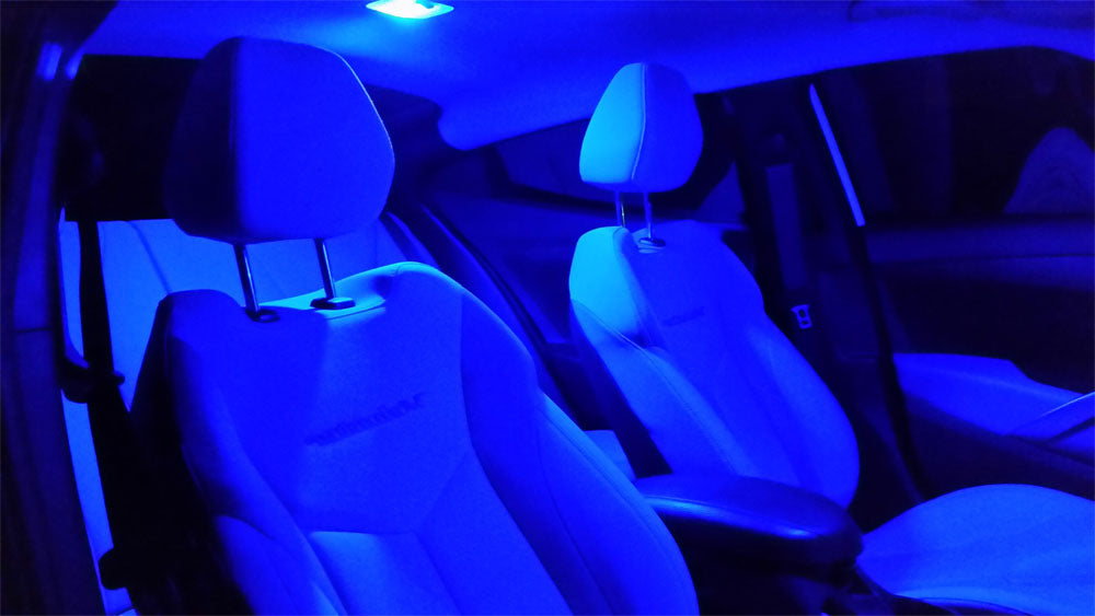 1pc HID Blue 8 SMD Error Free 578 2112 6411 LED Dome Trunk Cargo Light Bulb - Perfect for Car Interior Lighting, Truck Bed, Van Storage Area & DIY Auto Upgrades
