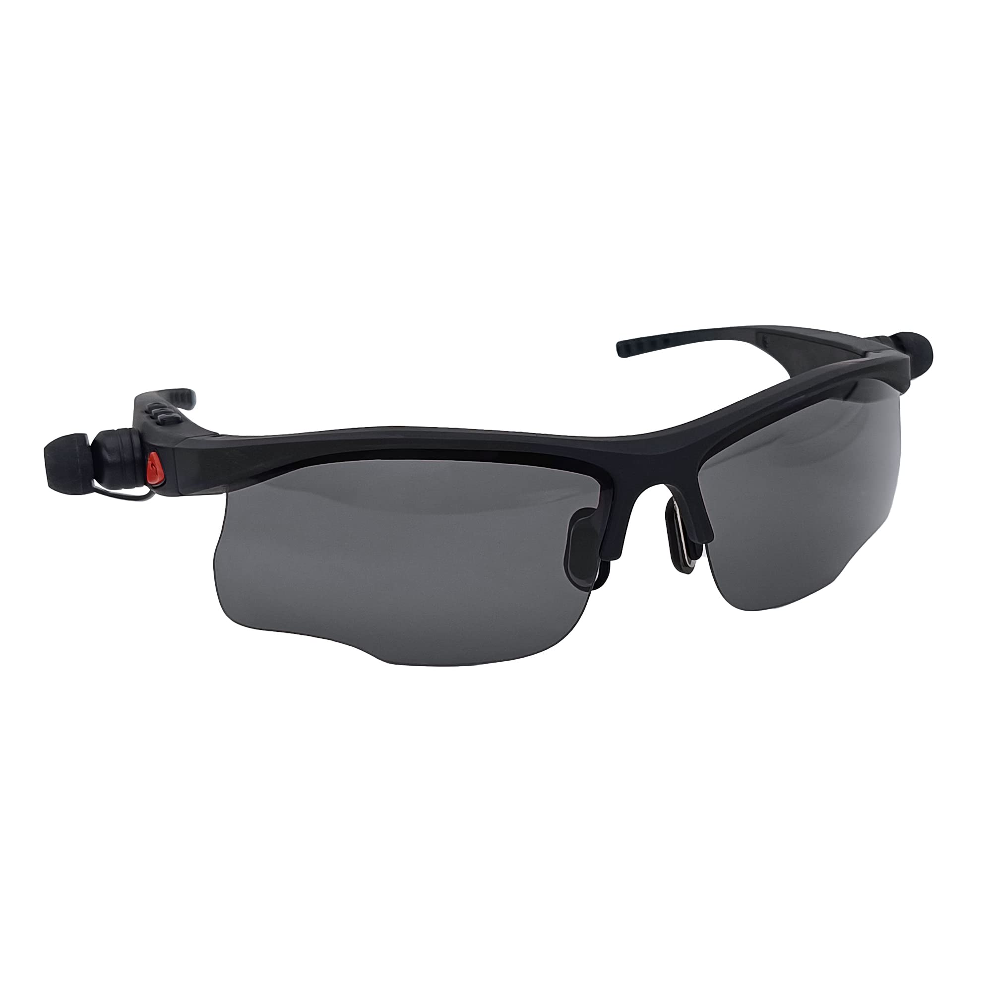 Wireless Bluetooth Sunglasses with Anti-UV & Built-in Stereo Headphones 5.0 - Hands-Free Calling & Music for iPhone Android Smartphones - Perfect for Running, Cycling, Driving & Outdoor Activities (Black)