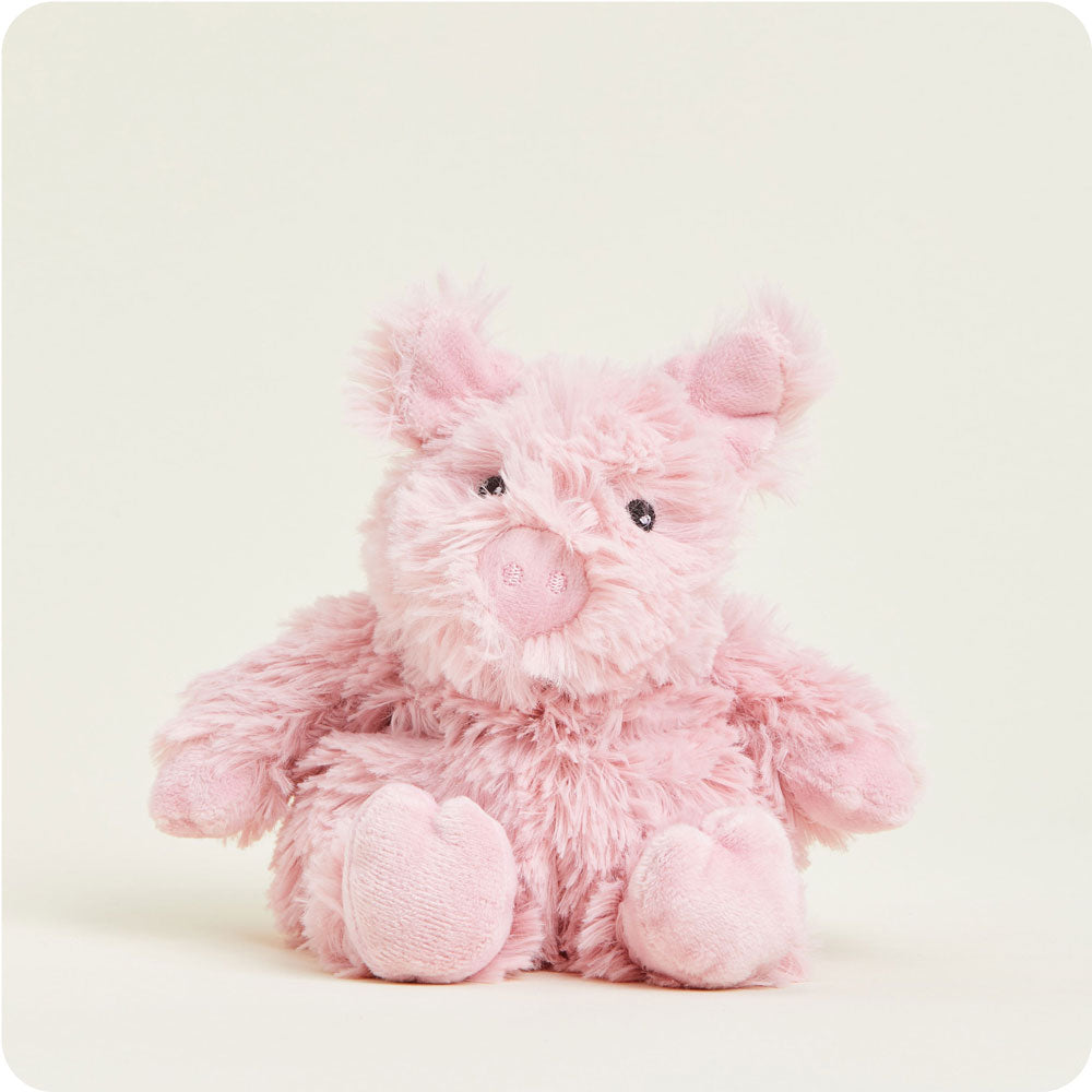 Pig Warmies Junior - Microwaveable Plush Heating Pad for Kids | Cozy Comfort for Cold Nights, Aches & Stress Relief | Perfect for Bedtime, Travel & Relaxation