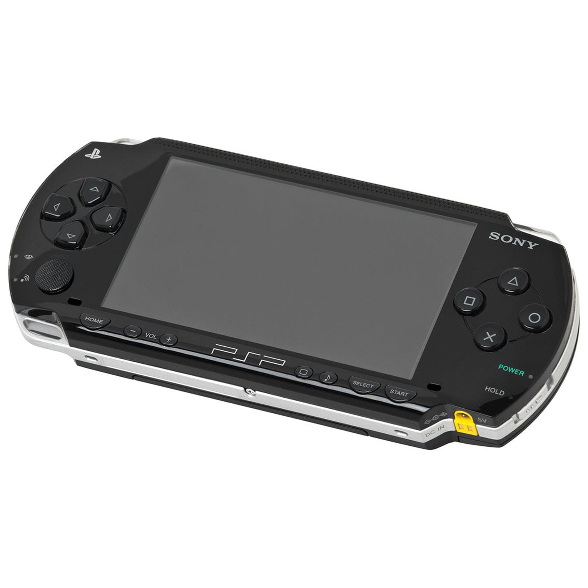 Original PlayStation Portable 1000 PSP Console - Piano Black Edition | Portable Gaming for Travel, Commuting & Home Entertainment