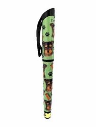 Yorkie Puppy Gel Pens - Cute Dog Themed Gel Ink Pens for Writing, Journaling & Note Taking - Perfect for School, Office & Art Projects