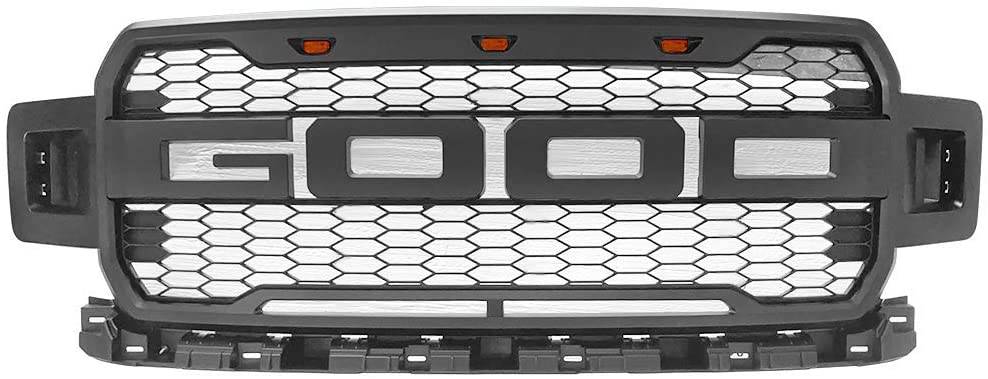 2018-2020 Ford F150 Raptor Style Front Bumper Grille - Matte Black Replacement Grille for Off-Road & Truck Customization | Perfect for Upgrading Your F150's Appearance