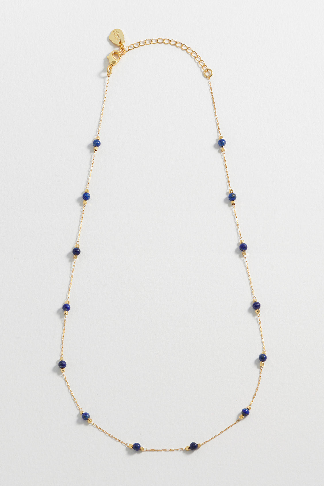Healing Lapis Lazuli Gemstone Bead Necklace for Women - Natural Stone Jewelry for Chakra Balancing, Meditation & Spiritual Wellness - Perfect for Yoga, Reiki & Energy Healing