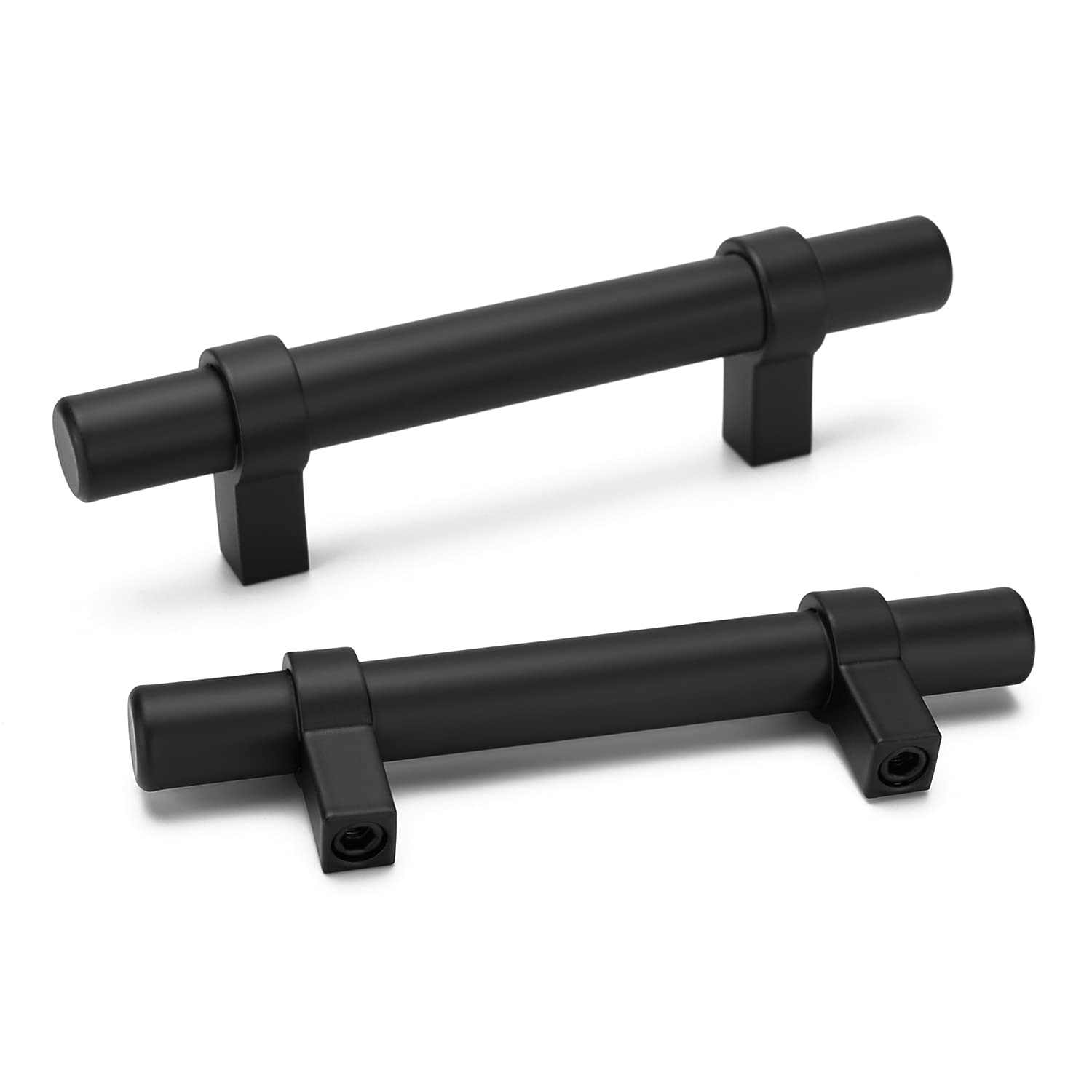 Peaha 3 Inch Black Cabinet Pulls - 10 Pack Matte Finish Kitchen & Bathroom Drawer Handles for Cabinets, Dressers, File Cabinets - Durable & Stylish Hardware for Home Renovation & Furniture Upgrade