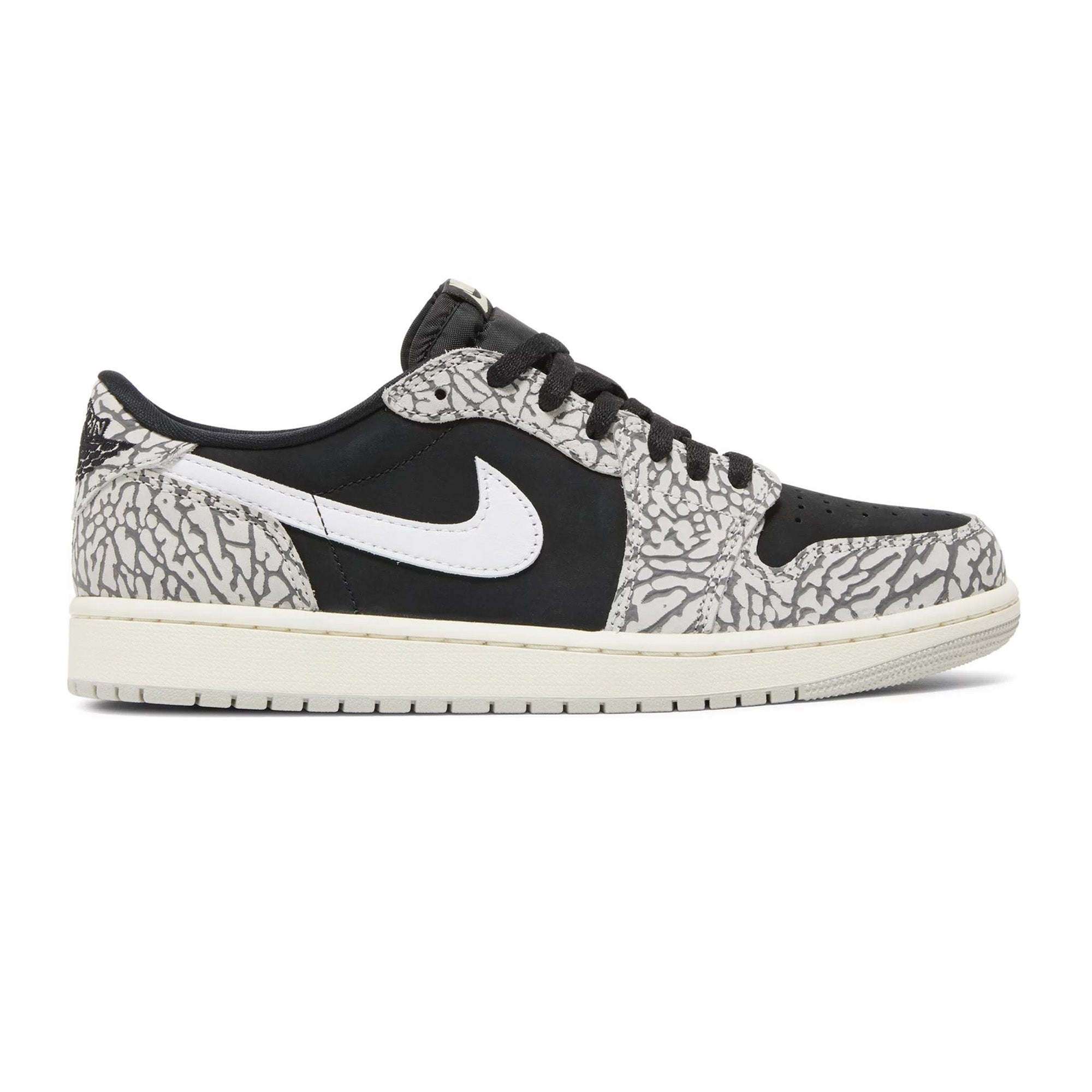 Air Jordan 1 Retro Low OG 'Black Cement' Sneakers (2023) - Men's Basketball Shoes for Casual Wear & Street Style Fashion