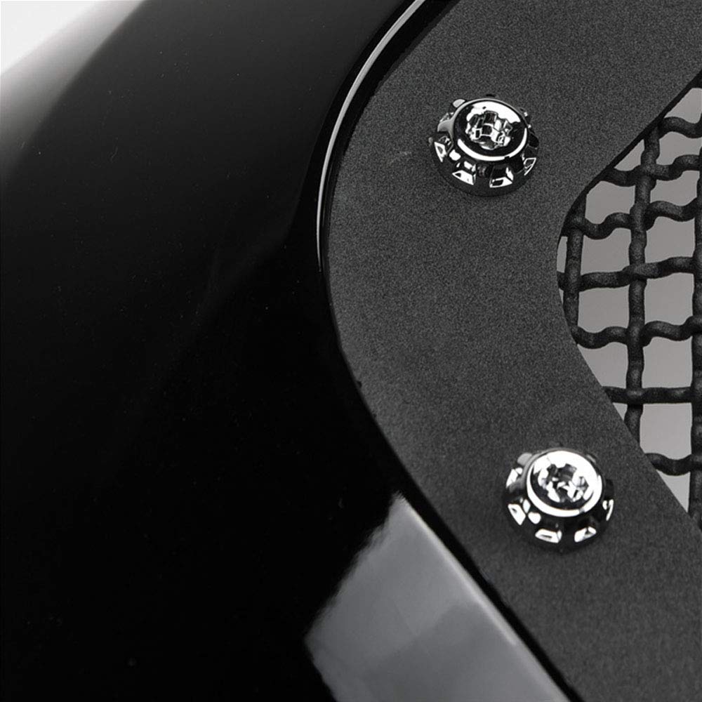 Black Steel Mesh Front Bumper Grille with Rivet Bolts for 2002-2005 Ram 1500 - Heavy Duty Protection & Custom Style Upgrade for Trucks
